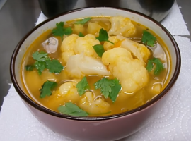 מתכון-מרק כרובית עם ירקות