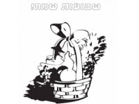 דף צביעה של ביכורים לחג השבועות