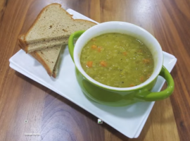 עידו אברהם עם מתכון מנצח למרק אפונה