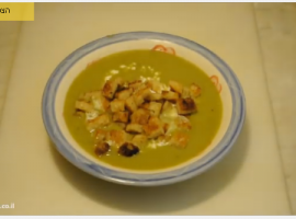 מתכון טעים מאוד למרק אפונה טחון דק קטיפתי