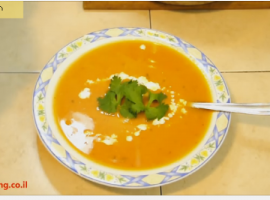 מתכון טעים מאוד למרק עגבניות עם אורז