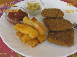 טבעוניקה מתכון לשניצל טבעוני מטופו שניצל אפוי פריך וטעים